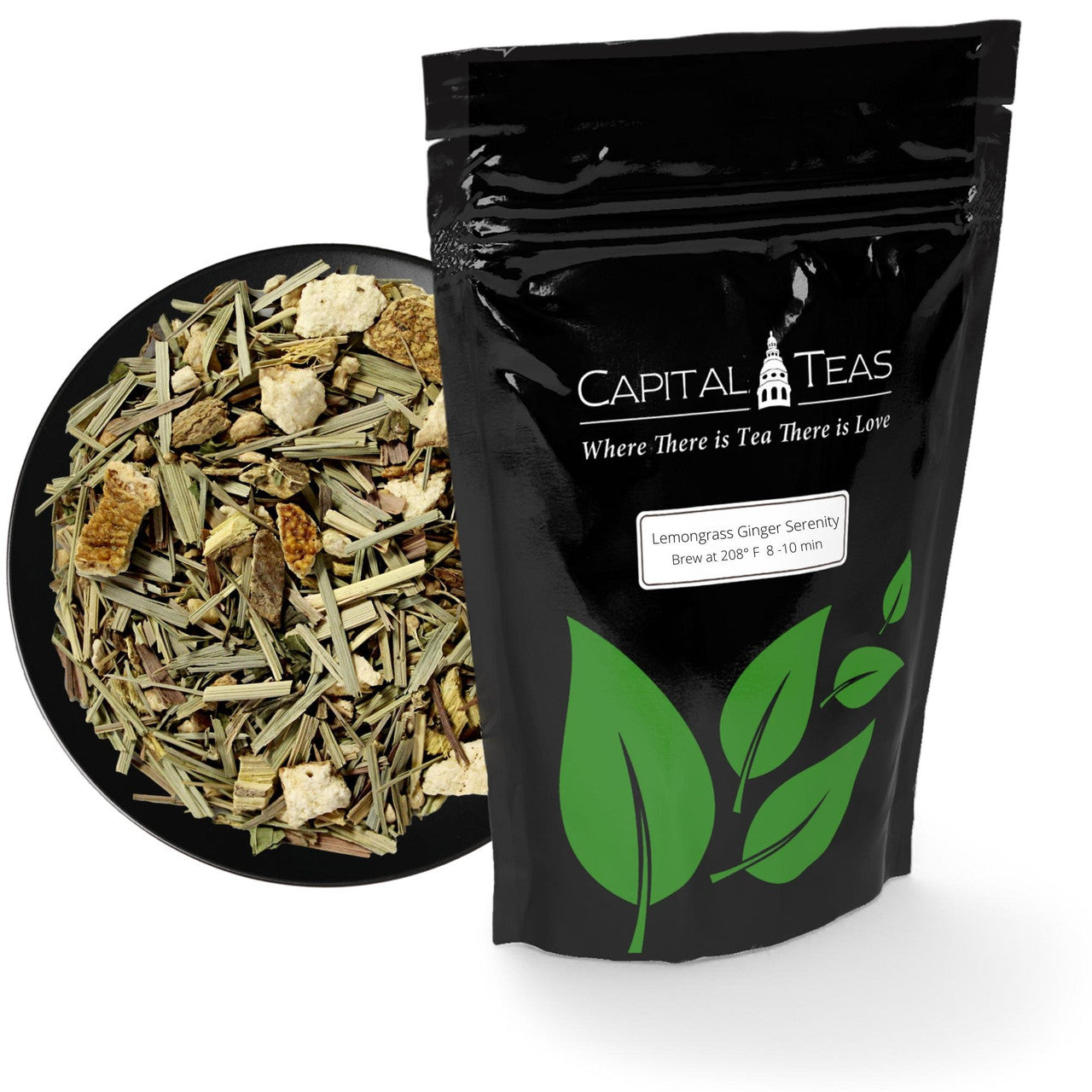 Lemongrass Ginger Serenity with packaging