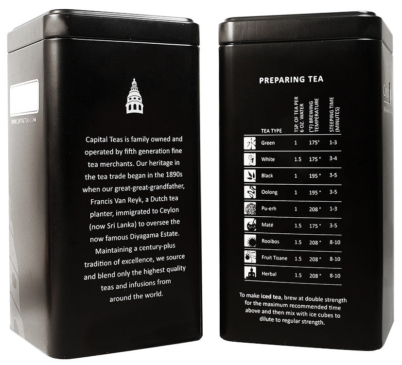 Capital Teas Large Tin 8 oz. + $6.95
