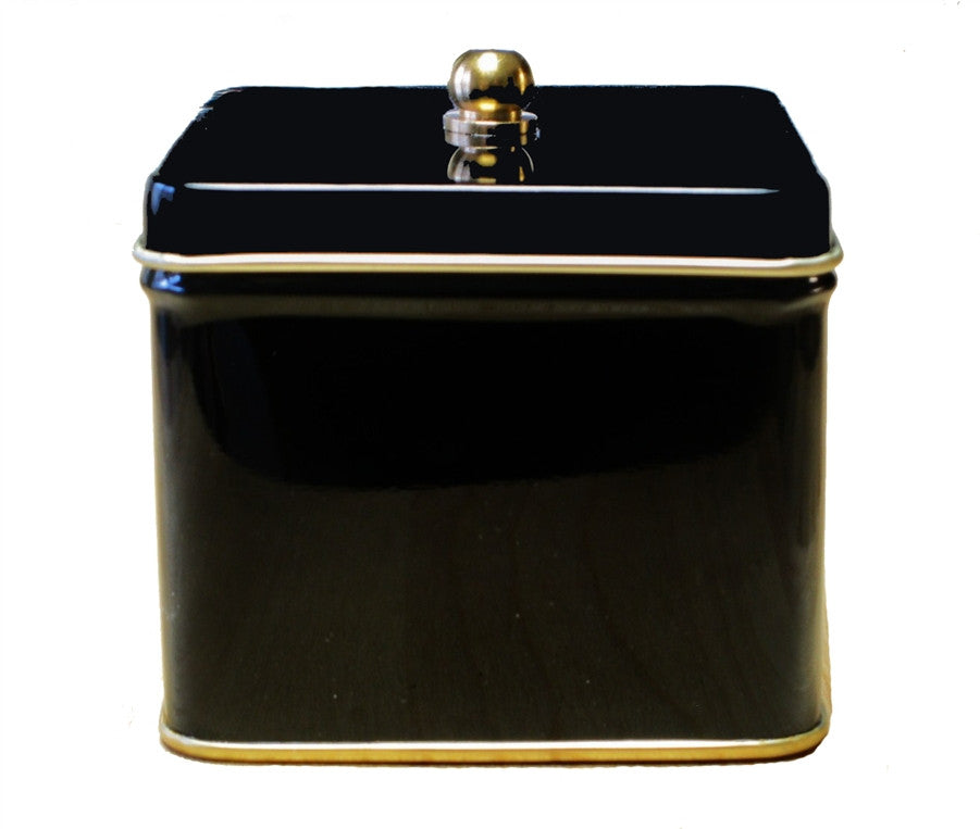 Small Hinged Tea Tin (hold 2 oz. tea)