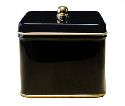 Small Hinged Tea Tin (hold 2 oz. tea)