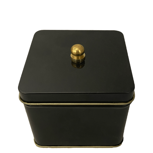 Small Hinged Tea Tin (hold 2 oz. tea)