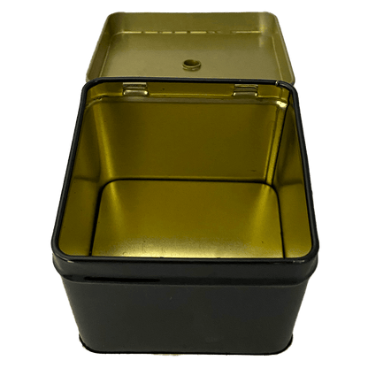 Small Hinged Tea Tin (hold 2 oz. tea)
